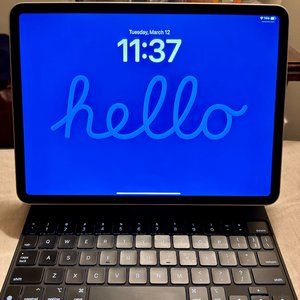 128GB Apple iPad Pro 11" (3rd) +Apple Pencil+Magic Keyboard + Pitaki MagEZ Folio